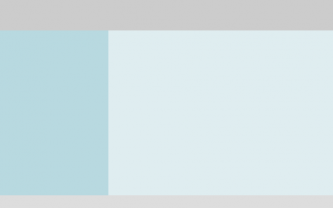 div+css制作上中下，中间两列的全屏自适应布局