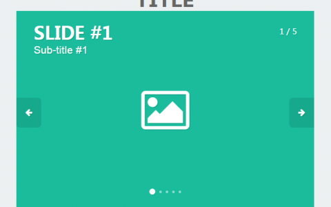 jQuery带标题的图标图片轮播特效（免费）