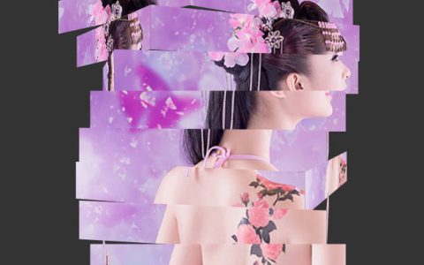 超酷的HTML5 3D图片旋转动画特效