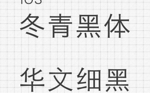 界面设计的字体规范：常用字体，字号，字体颜色及间距对齐