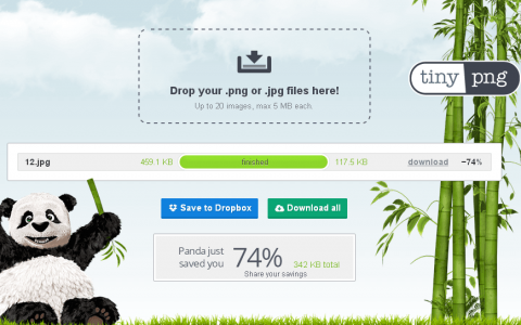 TinyPNG-png,jpg图像在线压缩工具