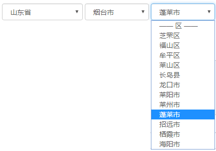 jQuery插件实现省、市、区县三级联动代码，调用非常简单