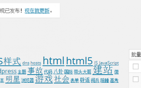 如何禁止百度收录wordpress网站标签tags页面