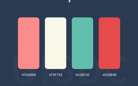 9组清新活泼的网页设计配色方案