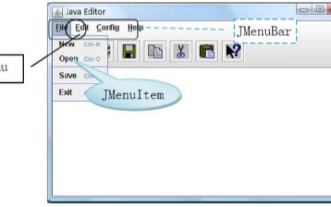 Java GUI编程高级实例一：给应用程序添加菜单