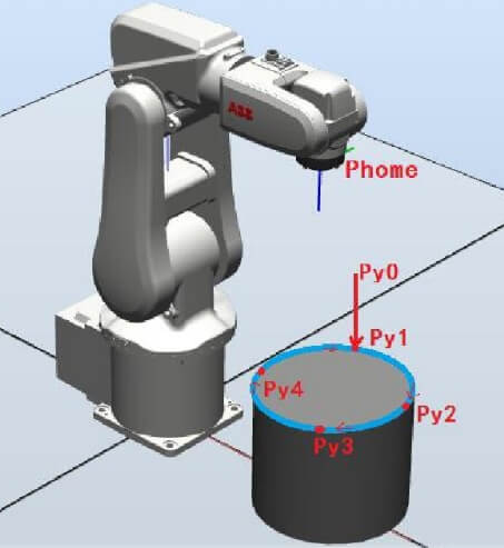 ABB robotstudio 机器人圆形轨迹实现（图）