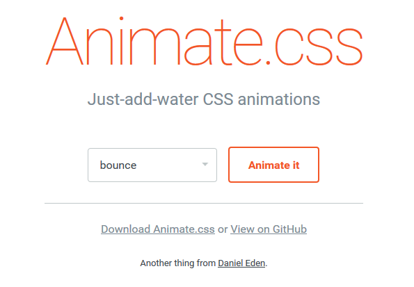 4个最常用的css3动画库-300多款不同类型的CSS3动画源码
