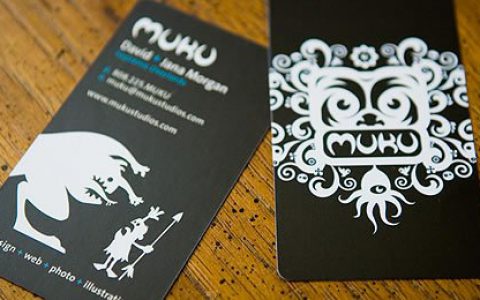 52张超经典黑色名片设计欣赏