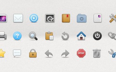 31个让人爱不释手的精美PNG图标素材