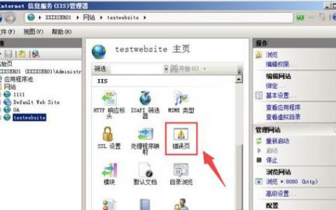 win7 IIS调试网站出现500内部服务器错误，查找的资源存在问题